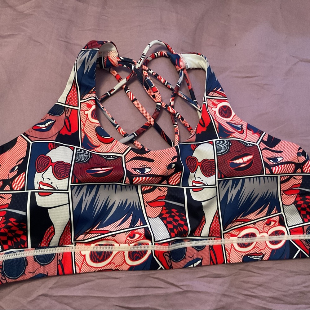 CVG Pop Art Butterfly Back Bra